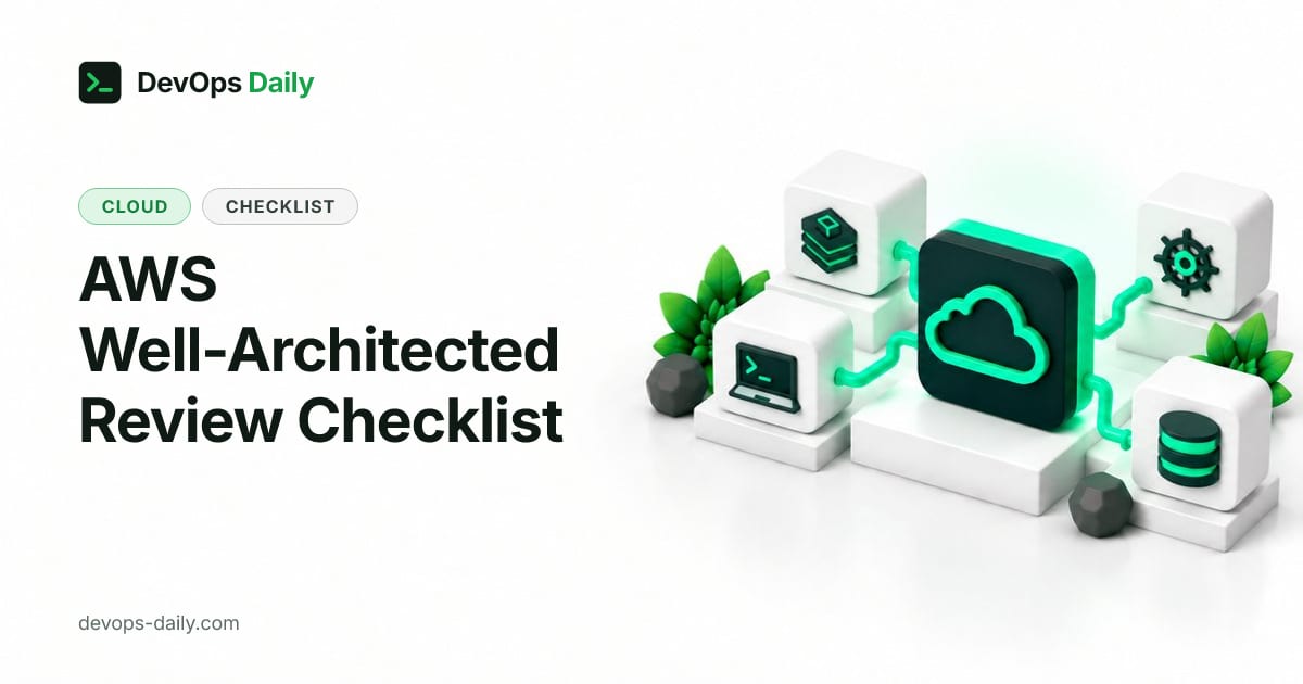 AWS Well-Architected Review Checklist