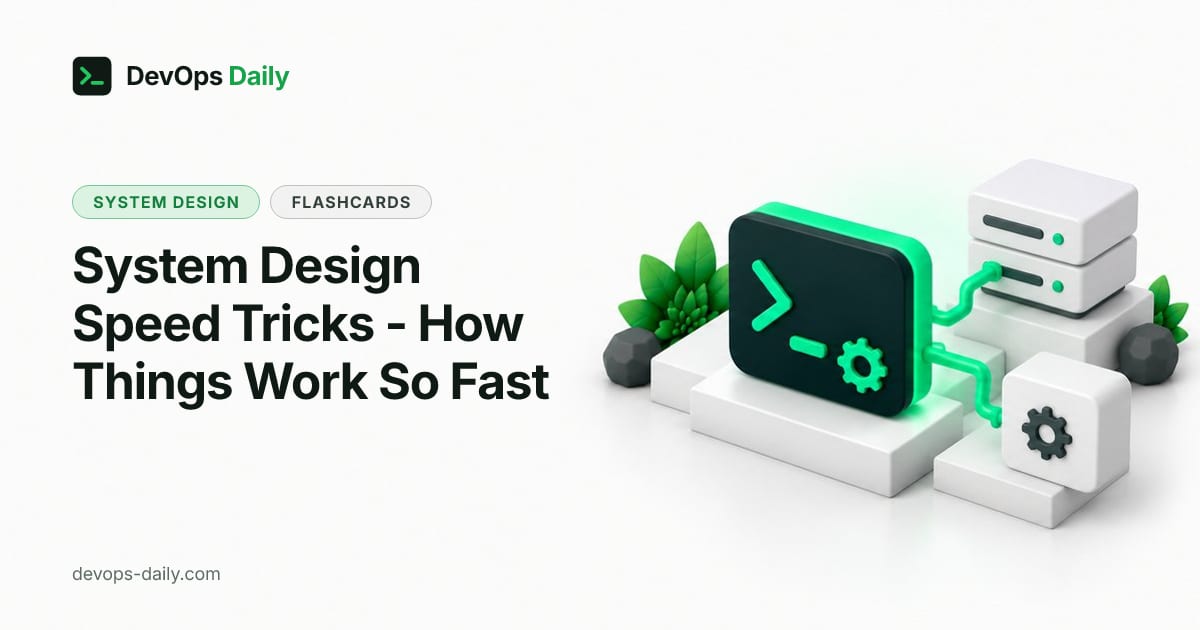 System Design Speed Tricks - How Things Work So Fast