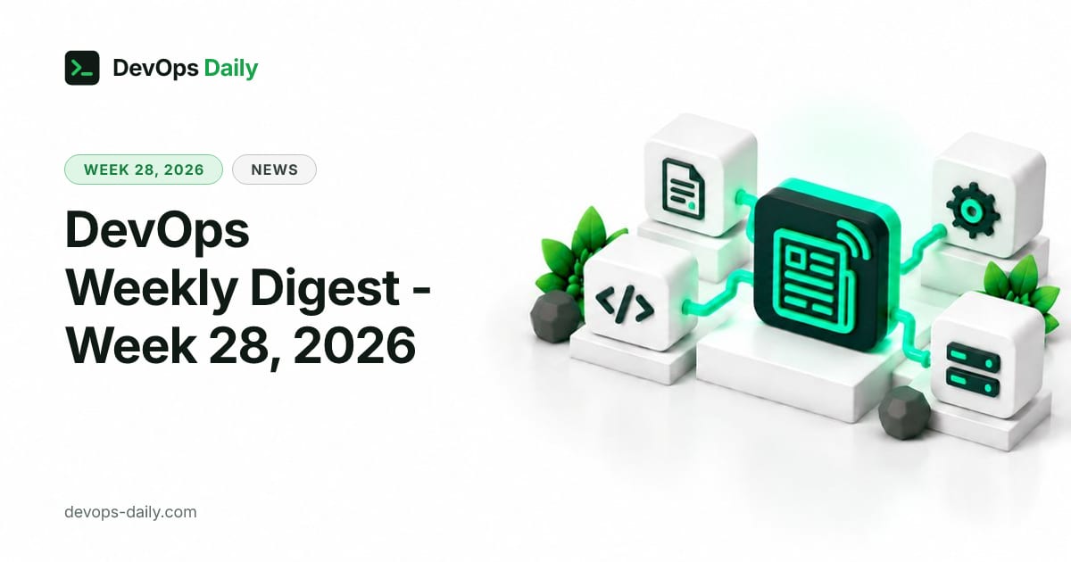 DevOps Weekly Digest - Week 28, 2026