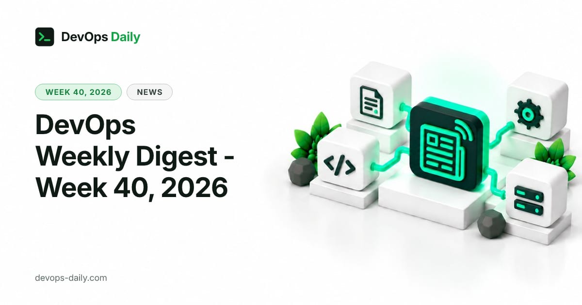 DevOps Weekly Digest - Week 40, 2026