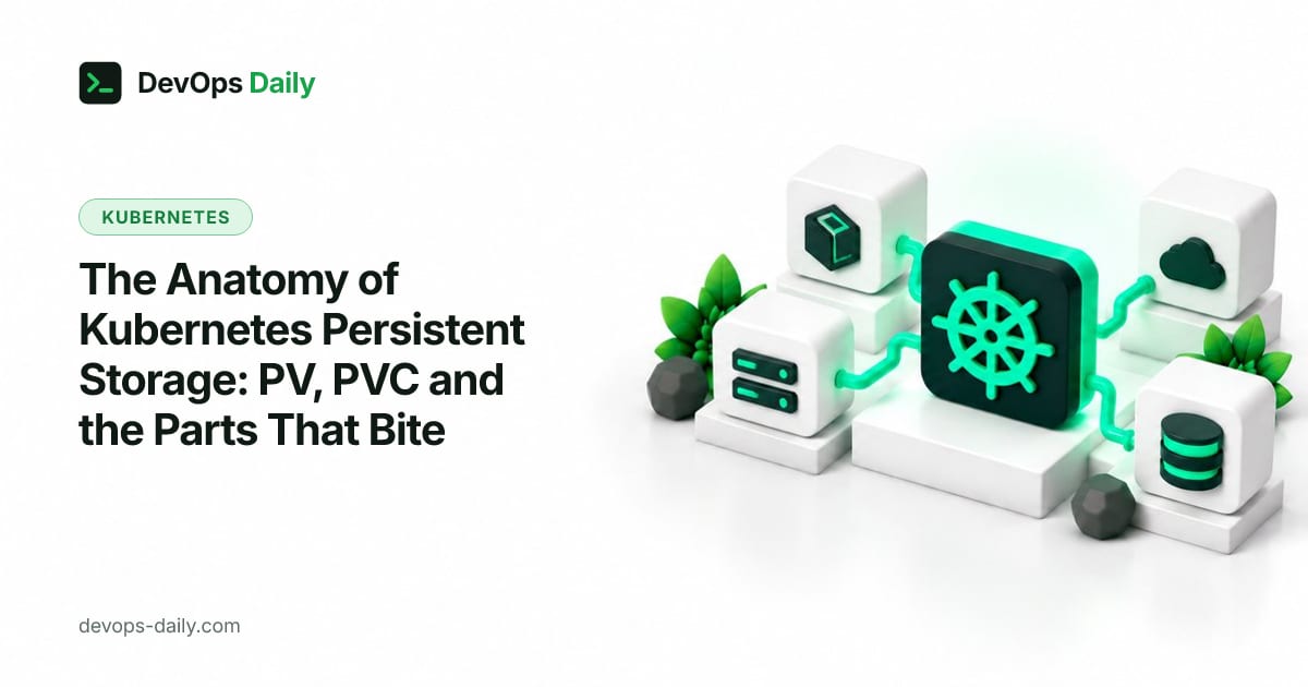 The Anatomy of Kubernetes Persistent Storage: PV, PVC and the Parts That Bite