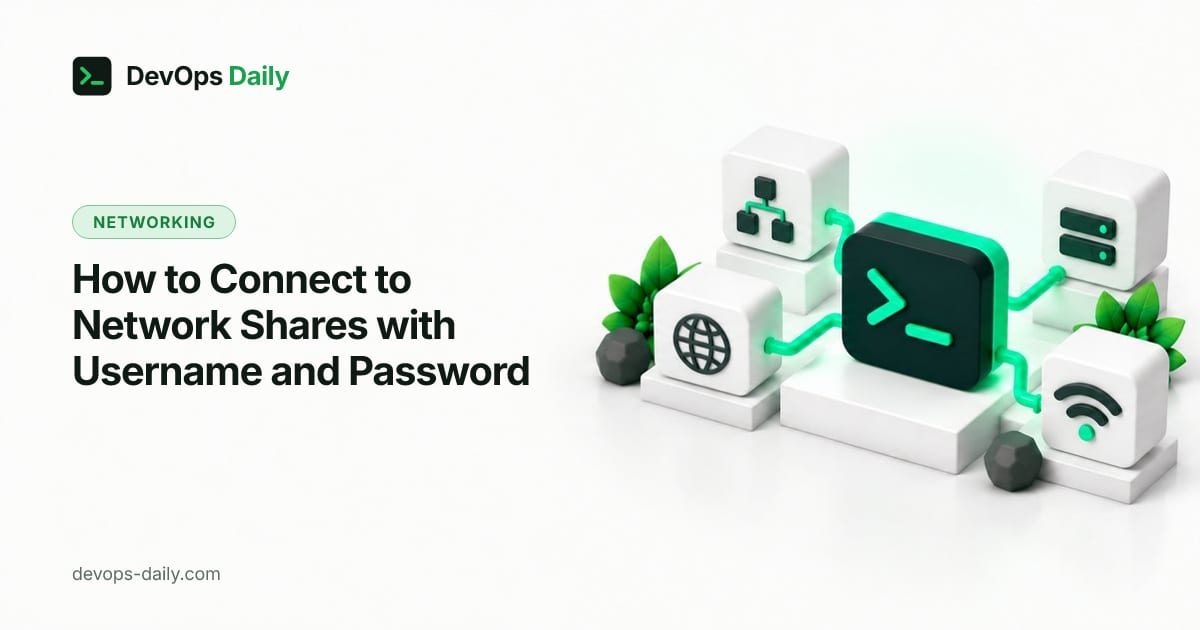 How to Connect to Network Shares with Username and Password