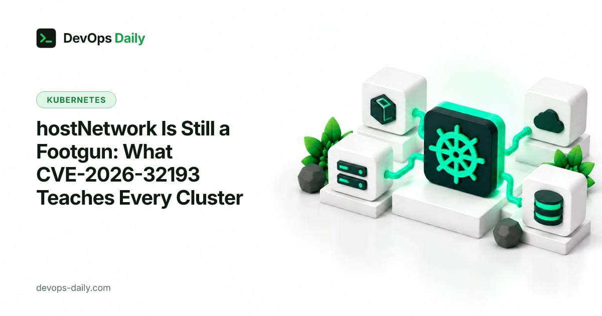 hostNetwork Is Still a Footgun: What CVE-2026-32193 Teaches Every Cluster