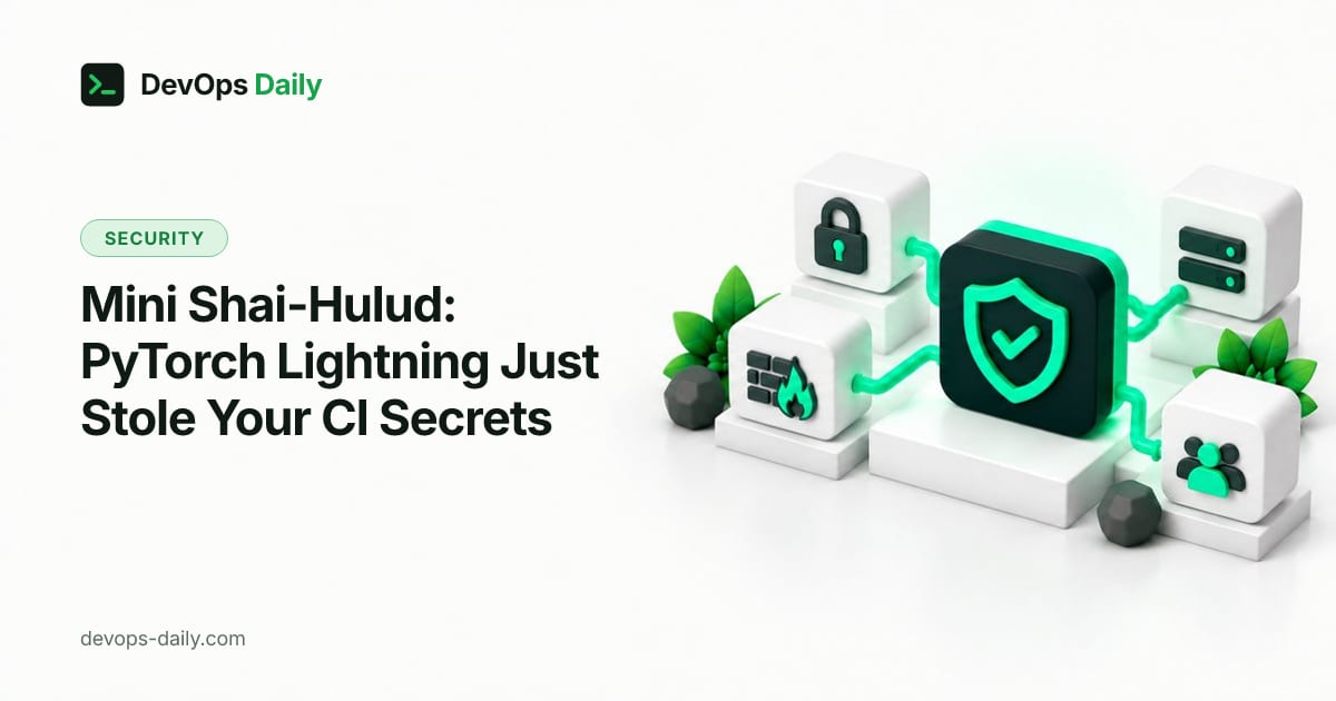 Mini Shai-Hulud: PyTorch Lightning Just Stole Your CI Secrets