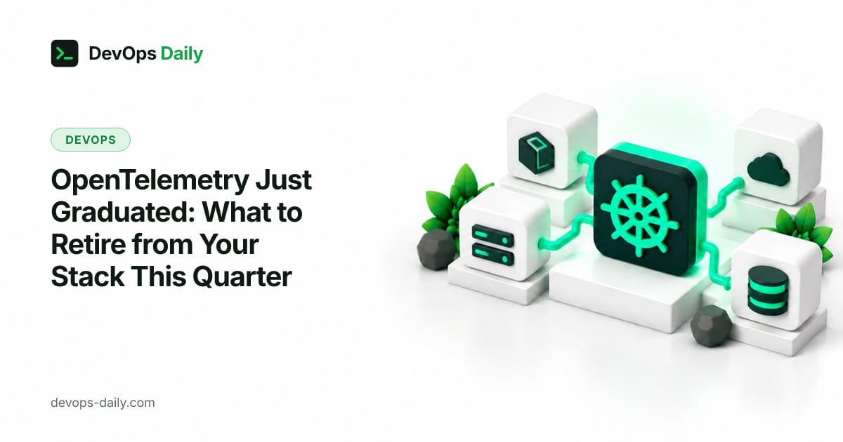 OpenTelemetry Just Graduated: What to Retire from Your Stack This Quarter