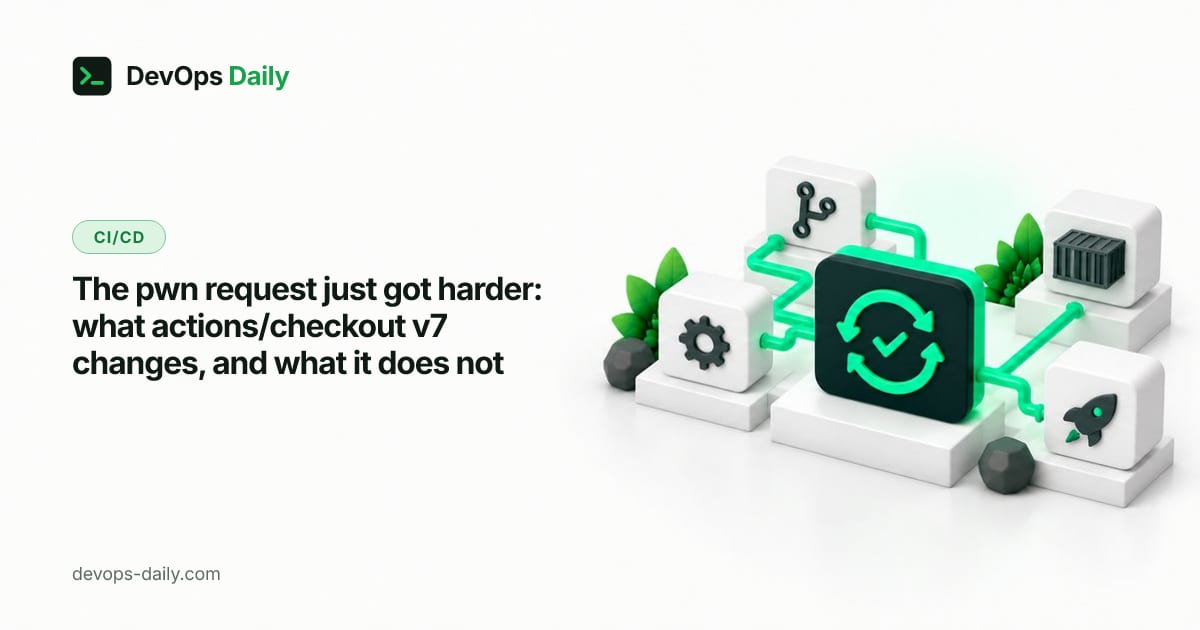 The pwn request just got harder: what actions/checkout v7 changes, and what it does not