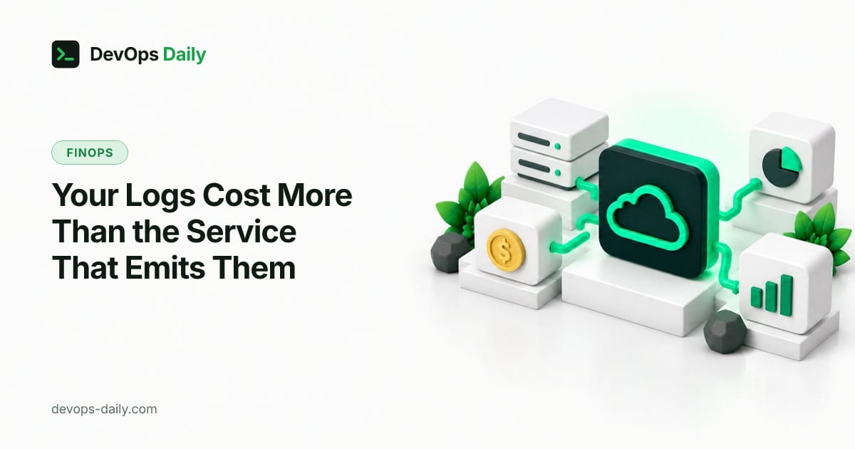Your Logs Cost More Than the Service That Emits Them